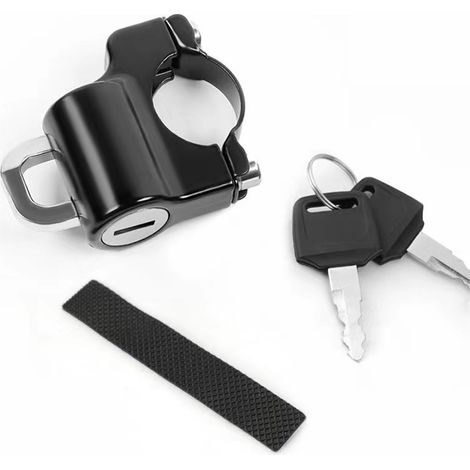 Universal helmet lock for motorcycles, electric bikes, safety helmets, electric bicycles, and tricycles anti-theft hooks. (1/4)