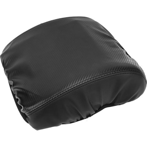 Coffret Central Noir pour Accoudoir de Ford F-150 2015-2020, Couvercle en Fibre de Carbone, Style Carbone, Remplacement Direct, Console Intérieure, Accessoire Auto (1/5)
