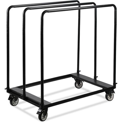 SWANEW Carrello portapiatti Carrello da trasporto 115 x 56 x 119 cm fino a 1000 kg Arancione Con cinghie (1/4)