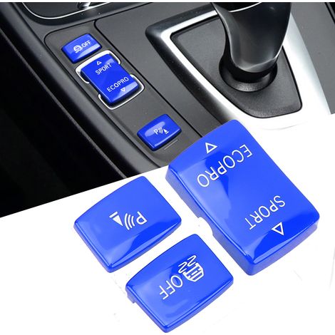 Schalthebel-Set für BMW F20 F22 F30 F34 (3-teilig) Blau (1/5)