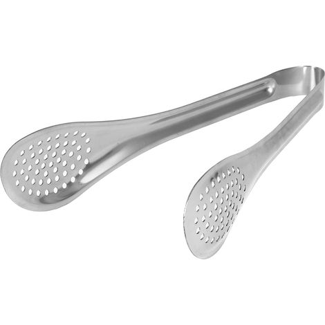 Pinces à buffet en acier inoxydable 304 de haute qualité, pinces à salade, pinces à aliments perforées, pinces à pain, pinces à barbecue, lot de 5, grande taille disponible. (1/5)