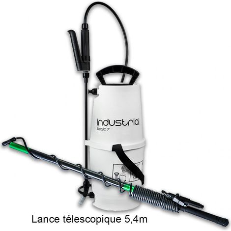 Matabi – Pack pulvérisateur à pression préalable 5L – Lance télescopique 5,4m – Utilisation semi-professionnelle – Pour acides et chlore (1/3)