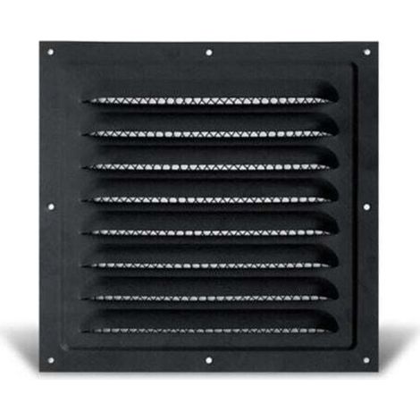 Griglia di ventilazione in acciaio inox resistente alla pioggia (150 x 150 mm)