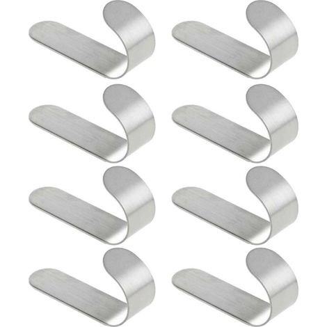 Supports de tringle à vêtements PACKOVE en acier inoxydable (1/5)