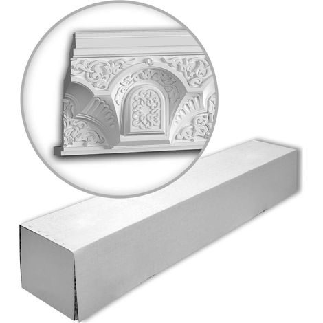 Profhome 150524-box 1 Karton SET mit 2 Eckleisten Deckenleisten Marokkanischer Stil Orient Islamische geometrische Motive  4 m