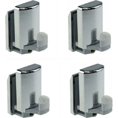 Roues de Porte de Douche à Double Roulettes - 4 Pièces (1/5)