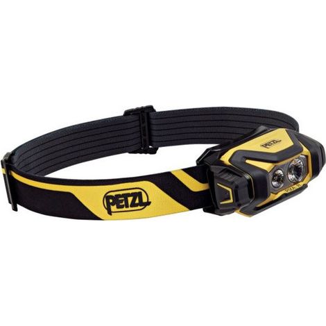 Lampada frontale PETZL PIXA R PRO 600 lumen portata 90 m, nero e giallo (1/4)