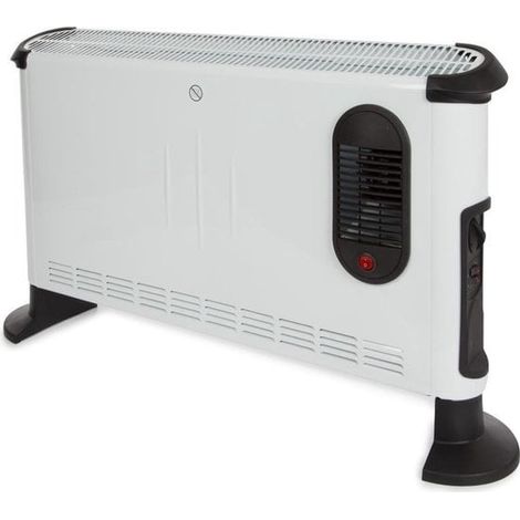 [JAMAIS UTILISE] Perel Radiateur convecteur, intérieur, trois niveaux de chaleur, ventilateur turbo, 3000 W (1/5)
