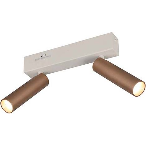 Deckenleuchte Deckenlampe Wohnzimmerlampe Metall coffee LED SMD Switch Dimmer L 26 cm (1/5)