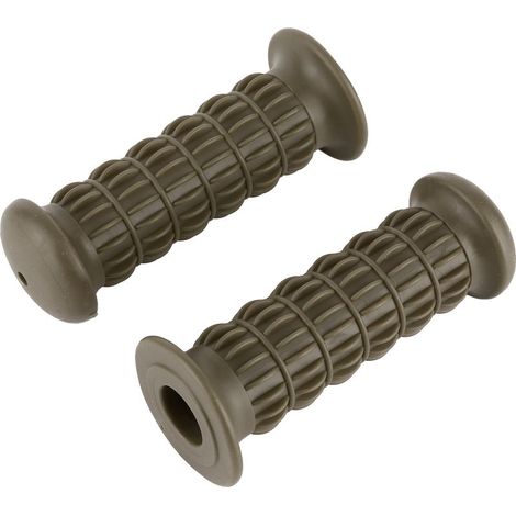 Poignée universelle en caoutchouc pour moto, guidon de 25 à 28 mm, vert (1/5)