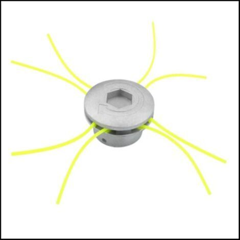 The replacement part for the grass cutting machine is an aluminum cutting head with a double-shaft nylon shaft wire for cutting and irrigation cutting. (1/5)