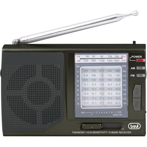 Trevi MB 728 Portátil Analógica Negro - Radio (Portátil, Analógica, Am, FM, SO, 87,5-108 MHz, 520-1620 kHz, 8,55-22,3 kHz) (1/2)