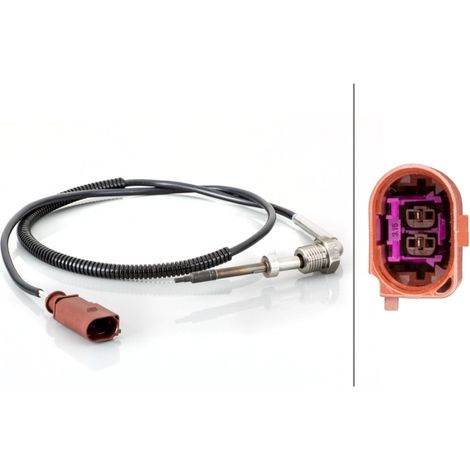 Capteur, température des gaz Hella 6PT 014 494-631 VW 03L 906 088 DM 03L906088DM