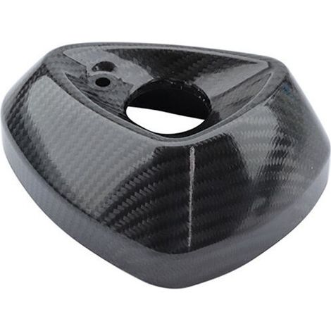 Protection d'orifice d'échappement en fibre de carbone, écran thermique et protection contre les brûlures pour toutes les années de motos GSX250R. (1/3)