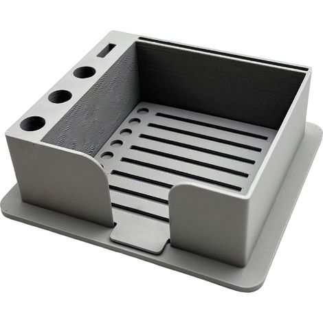 Stencil for Sticky Notes Storage Box for Notepads Reusable Desk
