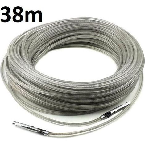 Cable sellado / lona a medida, longitud 38 metros