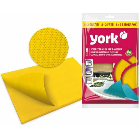 KOMPLEX-TORUS York LUX - 10 chiffons, réutilisables, comme du coton