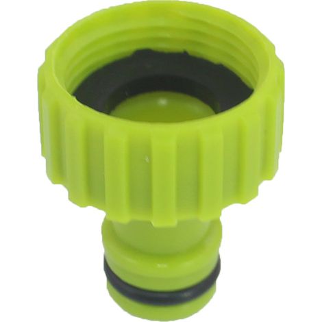 Adapter und Reduzierstück für Wasserhahn-Schlauchanschluss 3/4" und 1" Schneller und einfacher Anschluss für Wasserschläuche ABS-Kunststoff Pistaziengrün