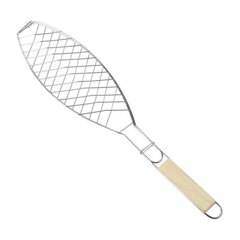 Grill 2 Pièces Panier À Poisson, Outil de Barbecue D'Extérieur, Filet À Poisson Grillé, Accessoires de Barbecue, Panier Anti-Allergique Pour Viet Légumes Rôtis (1/5)