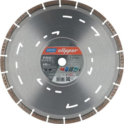 Disque diamant PRO 4x4 EXPLORER Ø400 x 25.4mm NORTON CLIPPER (1/4)
