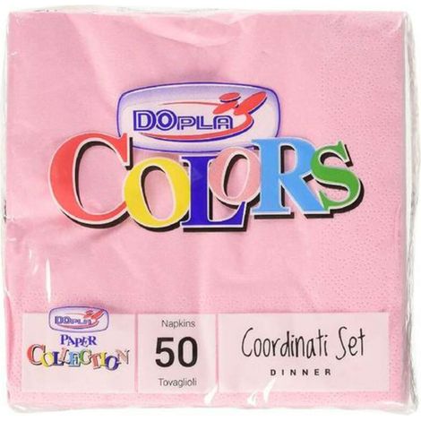 Cf.50 Tovaglioli 33X33 Rosa 18407 X1