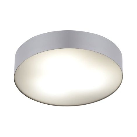 Plafonnier Nowodvorski Arena 40,5 cm blanc/argent E14
