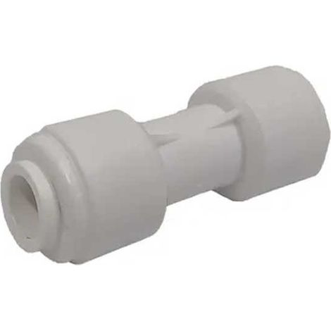 Manguito Unión Doble ¼”x¼” ATH — Conector Quick Fitting para Osmosis Inversa
