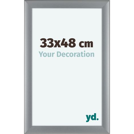 yd. - Cadre photo 33x48 - Argent Mat - MDF - Como (1/5)