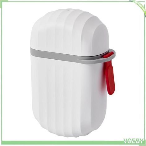 Porte-savon de voyage - FAFEICY - Modèle compact - Double couche drainante - PP & TPR - 11 x 7,5 x 4 cm (1/4)