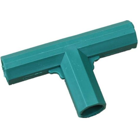 Lot de 2 coudes à 3 voies de 16 mm pour tuyaux PVC, raccord en T, connecteurs robustes pour structures de serres et mobilier, raccord de tente en T. (1/5)