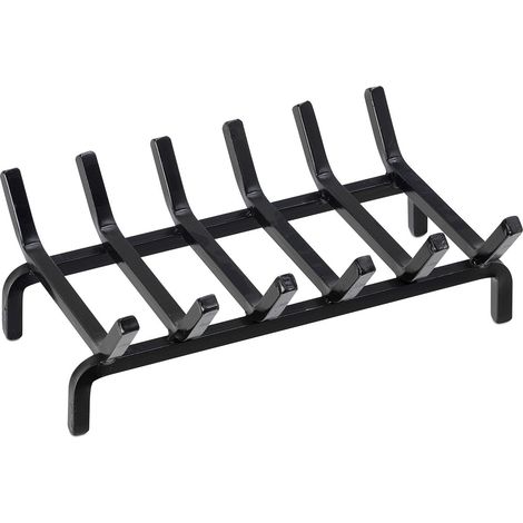 Brucialegna Braciere per Stufa 40x25 cm in Ferro Belfer 900/E Nero