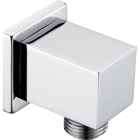 1 Robinet d'angle coudé, laiton massif, finition chromée, sortie carrée, montage encastré, salle de bain（Q3 : Nouveaux produits pour le mois d'août） (1/5)