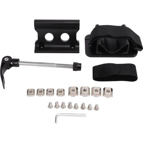 Support de fixation pour vélo de toiture SUV en alliage d'aluminium, bloc de montage pour fourche de vélo, rack à vélos pour voiture.