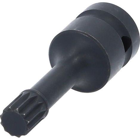 1/2" Spezial-Kraft-Bit-Stecknuss Vielzahn (XZN), 72mm, M12 (1/4)