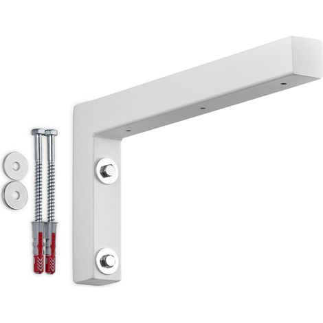 SOTECH Wandkonsole Regalkonsole Waschtischkonsole in L-Form 300 x 150 x 30 mm, weiß matt pulverbeschichtet, 1 Stück (1/5)
