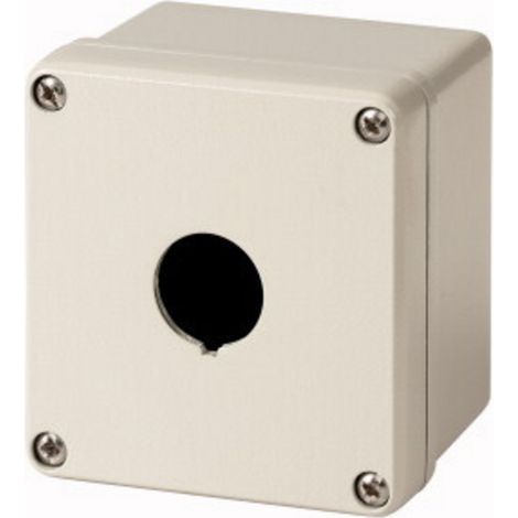 Eaton M22-I1M-SAL 118457 Aufbaugehäuse 1 Einbaustelle (Ø x H) 22 mm x 84 mm  Grau 1 St.
