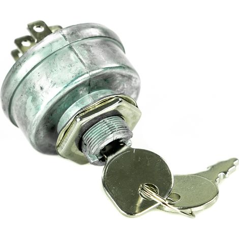 Interruttore di accensione con chiave per trattore John Deere 5323654-02 3621R 4406R W463 (1/5)