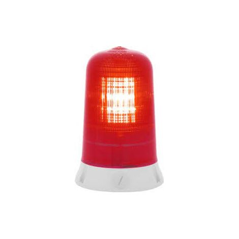 Lampallarm base piana 12/48Vdc colore rosso ELEC89453 segnalazione visiva