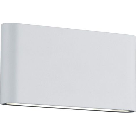LED Außenwandleuchte THAMES Up and Down Light in Weiß, Breite 17,5cm