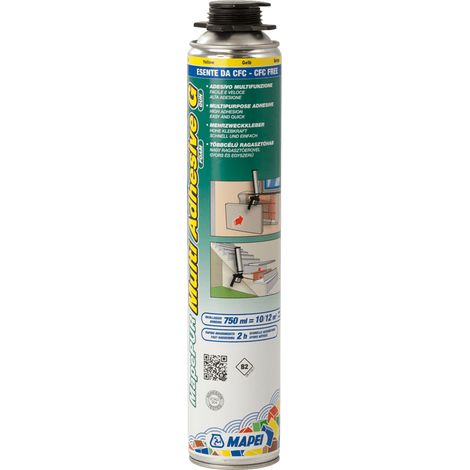 SCHIUMA POLIURETANICA MAPEPUR MULTIADHESIV FOAM G 750ML- MAPEI (1/2)