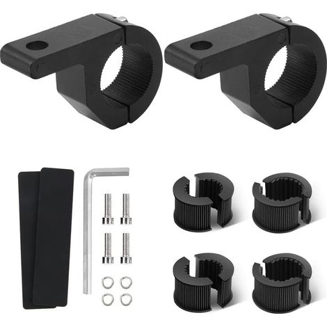 Soporte de montaje para luz de trabajo de 19-32 mm, abrazadera universal para tubo de luz de trabajo, soporte de montaje para bombilla de luz antiniebla (1/5)