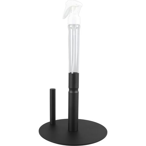 Distributeur d'essuie-tout avec pulvérisateur, porte-rouleau de papier ménager sur pied pour cuisine et salle de bain (1/5)