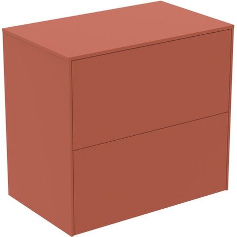 IDEAL STANDARD T4327Y3 meuble bas WT Conca, 2 tiroirs (1/2)