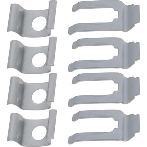 Kit de 8 clips de retenue de durite de frein arrière BLC306H-4, pièces de rechange en métal pour flexible de frein, compatible BMW Série 3 E46 1998-2005 (1/4)