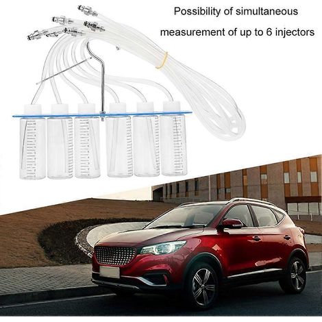 Kit d'outils de diagnostic de débit d'injecteurs diesel avec adaptateur Common Rail pour le test des conduites de carburant (1/5)