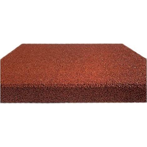Loseta de Caucho Roja - 40 mm 50x50