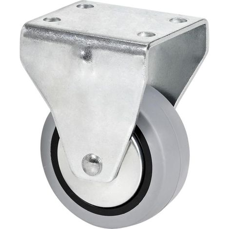 RUEDAS ALEX rueda fija  17zr40-pgi poliamix-goma gris eje liso (1/3)
