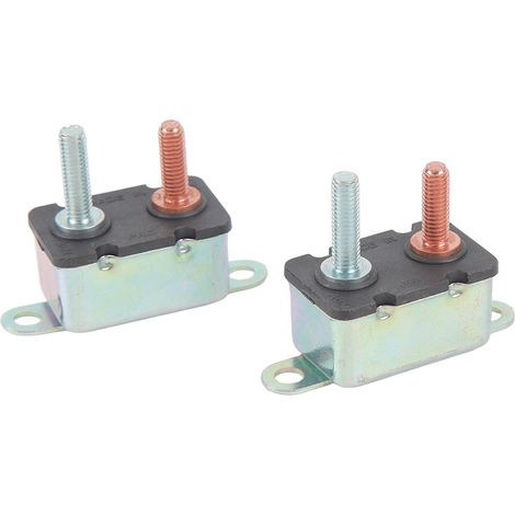 Disjoncteur à réarmement automatique 12 V/24 V, à fixation par goujon, pour applications automobiles et navales, 30 A