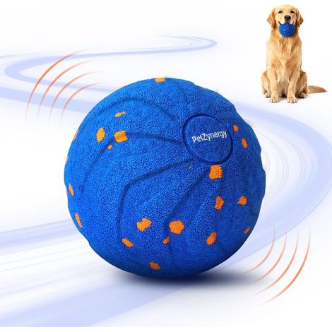 Balle de Jouet Intelligent, Air Self Moving Dog Balle Interactive, Jouet Interactif pour Chiens, pour Chien Intelligent Rechargeable, Automatique pour Chiens (1/5)