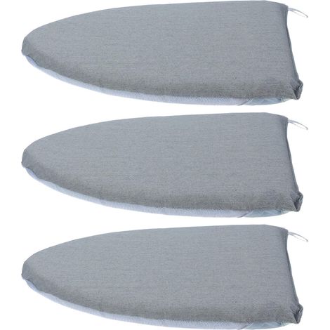 Moufles de Repassage 24x15 Cm en Coton Extensible 3 Pièces avec Textures Antidérapantes Portables pour Protection des Manches et Bords de Tissu en Valise ou Placard (1/5)